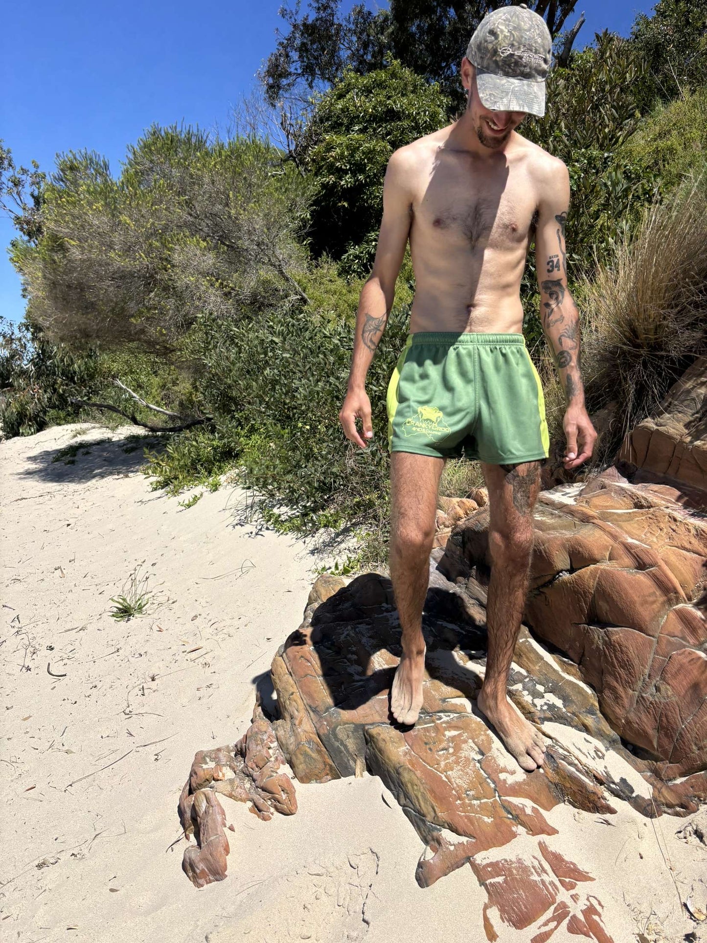 Footy Shorts (Green)