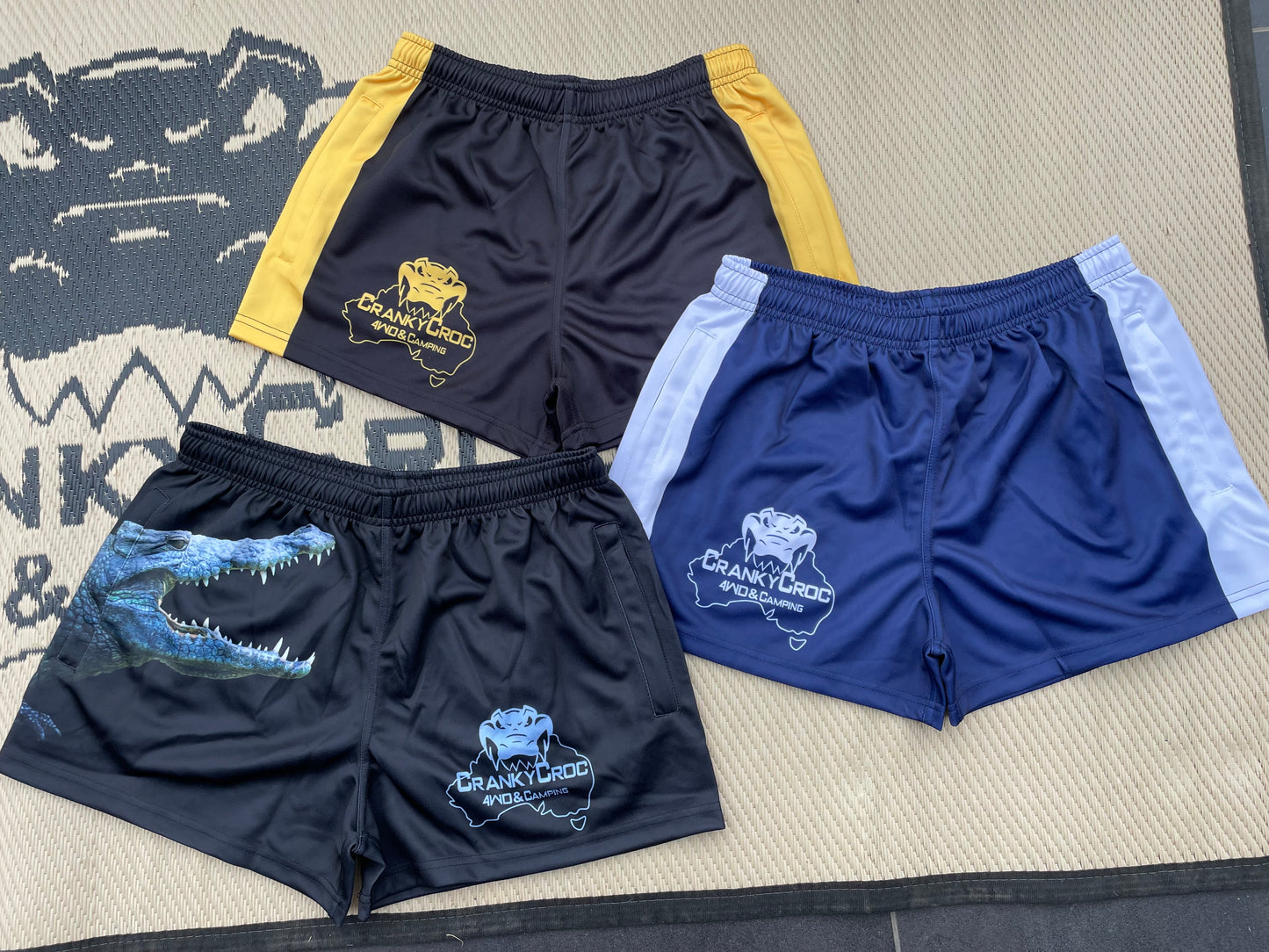 2 x Footy Shorts with zipper pockets 2 BUY BUNDLE DEAL