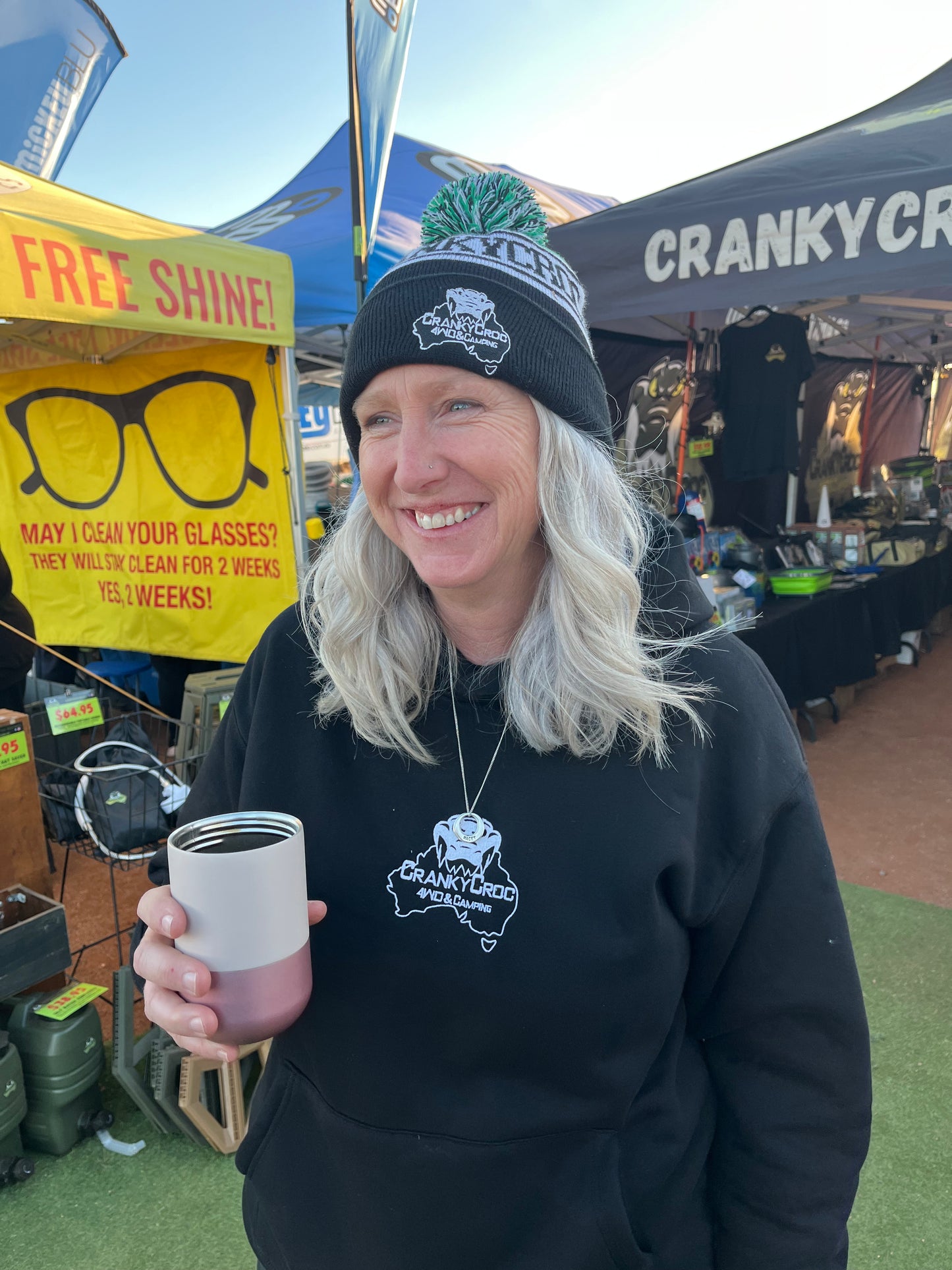 Branded Beanie- Green