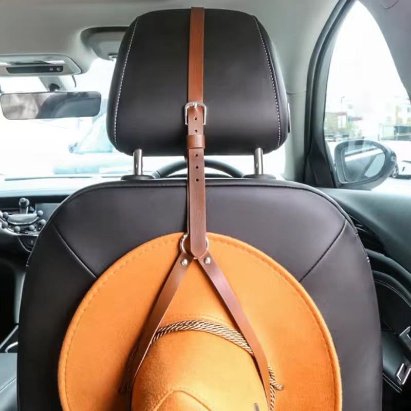 SALE- PU LEATHER HAT SAVER