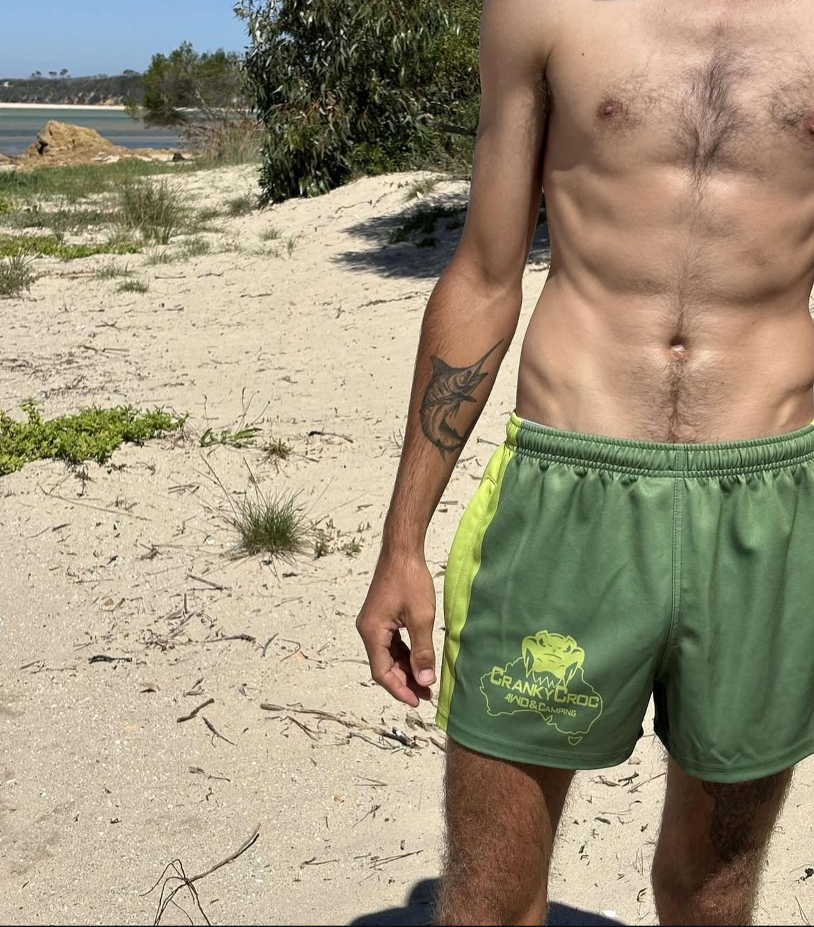 Footy Shorts (Green)