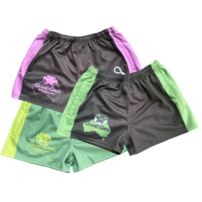 3 x Footy Shorts with zipper pockets 3 BUY BUNDLE DEAL